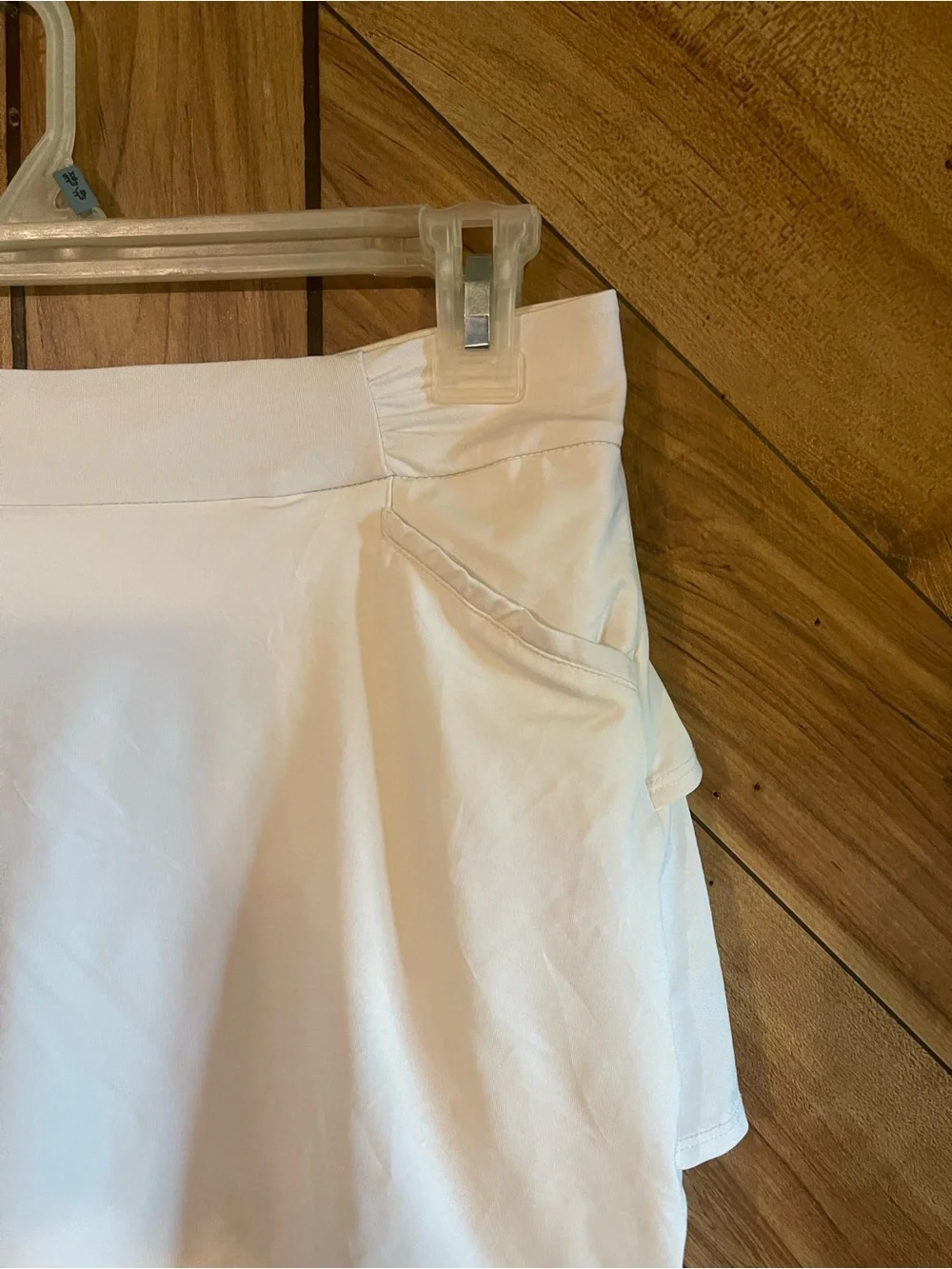 Adidas Girls XL White Golf Skort Tiered Ruffle Tennis Skirt Shorts Athletic - Picture 4 of 11